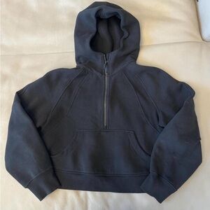 Lululemon Black Hooded Sweatshirt Scuba